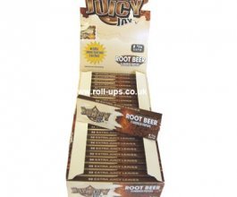 Juicy Jay's ochucené krátké papírky, Root beer, box 24ks